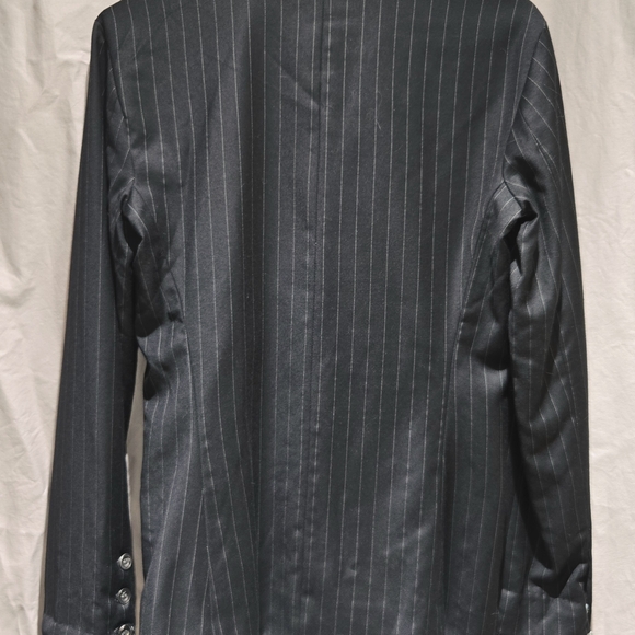 Greg Lauren Black and Blue Hybrid Sport Coat with Denim Details - Picture 2 of 7